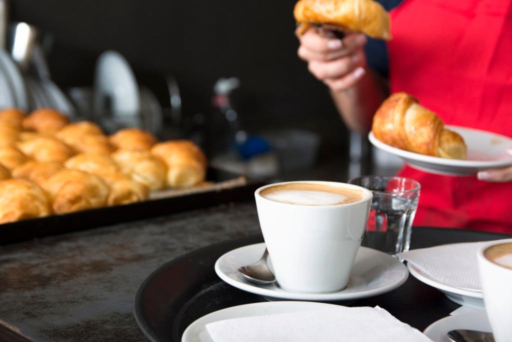 Petit déjeuner offert dans nos espaces café